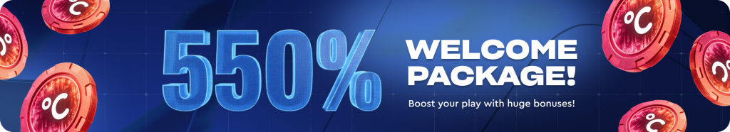 Celsius Casino — pack de bienvenue 550 %